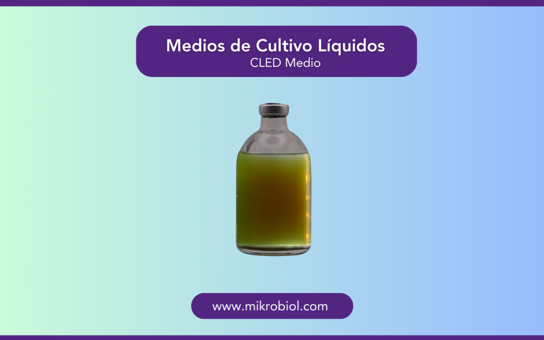 Medios Líquidos listos para usar: CLED Medio (Cisteína Lactose Electrolyte Deficient)