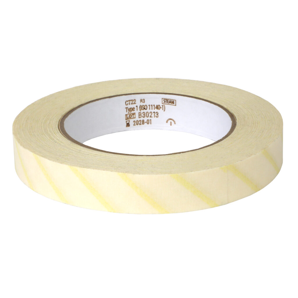 Self-adhesive indicator tape for Steam